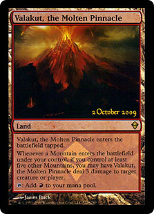 (Promo-Prerelease)Valakut, the Molten Pinnacle/溶鉄の尖峰、ヴァラクート